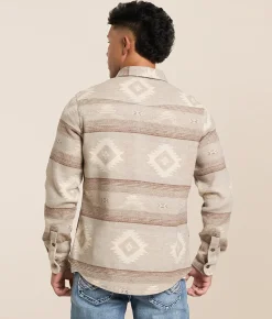 Gentry County Western Athletic Flannel Shirt Pumice Stone Outlet