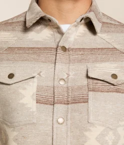 Gentry County Western Athletic Flannel Shirt Pumice Stone Outlet