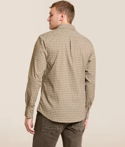 Gentry County Western Athletic Performance Shirt Brown Rust Discount