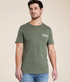 Graphic T-Shirts | Pendleton Western Brand T-Shirt Military Green