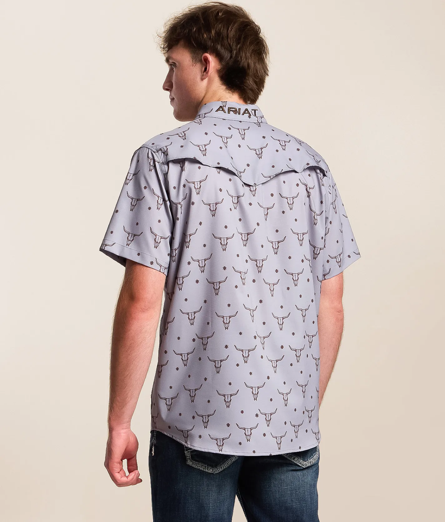 Ariat Western Fitted TEK Shirt Tradewinds Discount