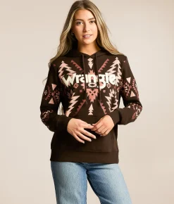 Wrangler® Western Hooded Sweatshirt Mole New