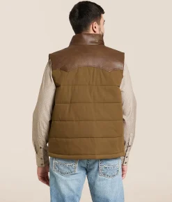 Ariat Western Insulated Vest Cub Khaki Brown Online