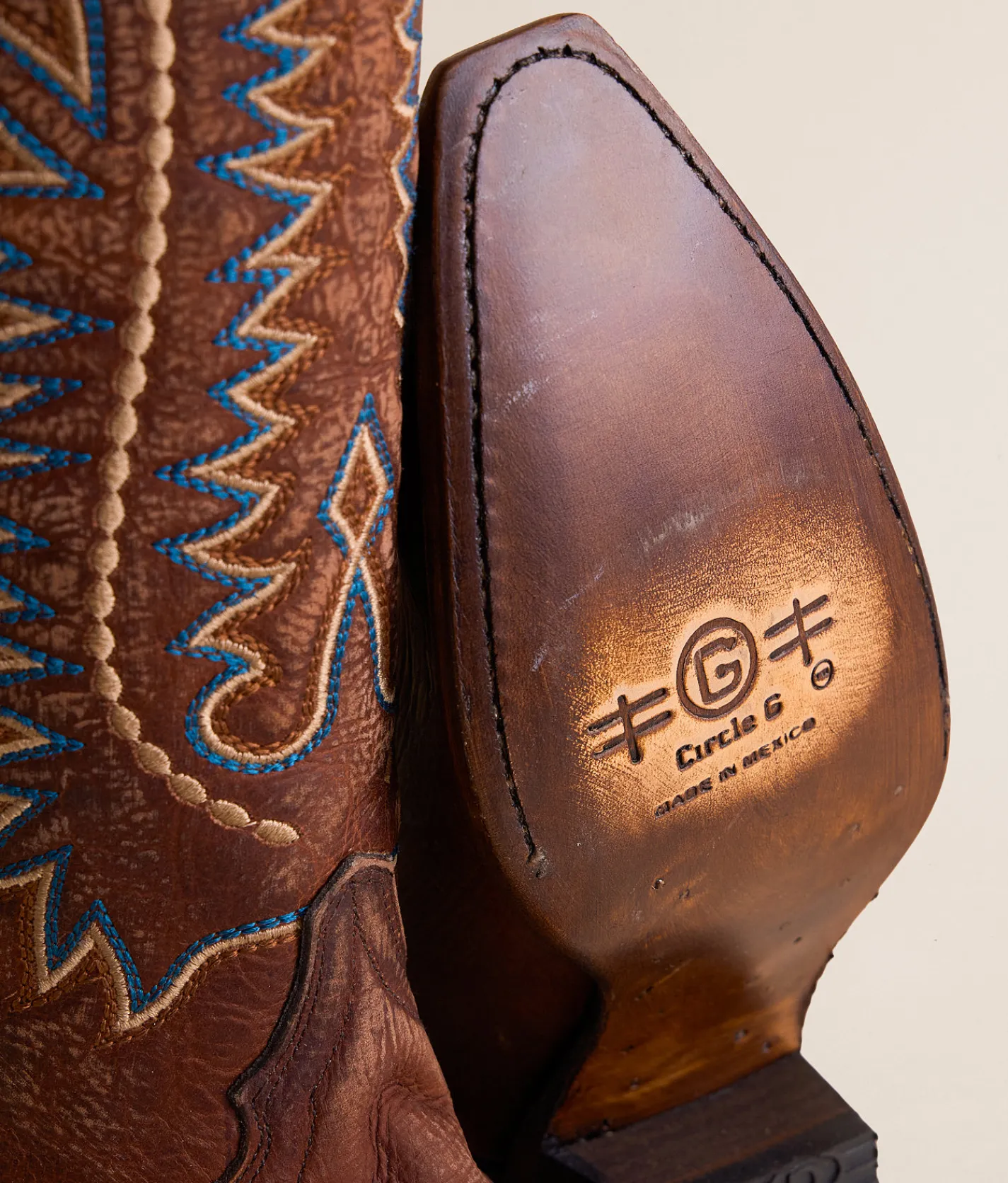 Circle G by Corral Western Leather Boot Shedron Online