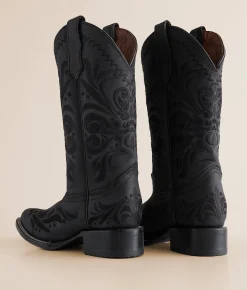 Circle G by Corral Western Leather Boot Black New