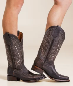 Circle G by Corral Western Leather Boot LD Chocolate Clearance