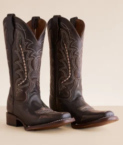 Circle G by Corral Western Leather Boot LD Chocolate Clearance