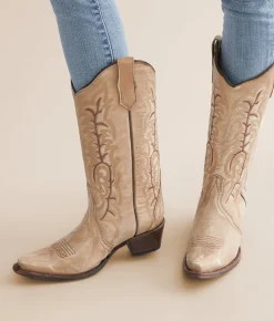 Circle G by Corral Western Leather Boot LD Sand Outlet