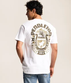 Tops|Graphic T-Shirts | Pendleton Western Luck T-Shirt White