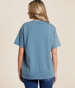 Tops | Hooey Western OG T-Shirt Dark Denim