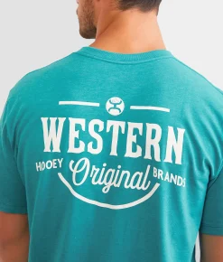Hooey Western OG T-Shirt Teal Online
