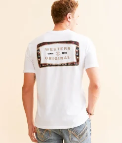 Hooey Western Original T-Shirt White Clearance