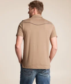 BURLEBO Western Performance Polo Mallards