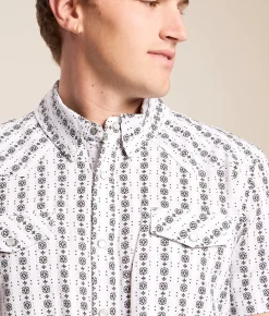 Panhandle Slim Western Performance Stretch Shirt Black Outlet