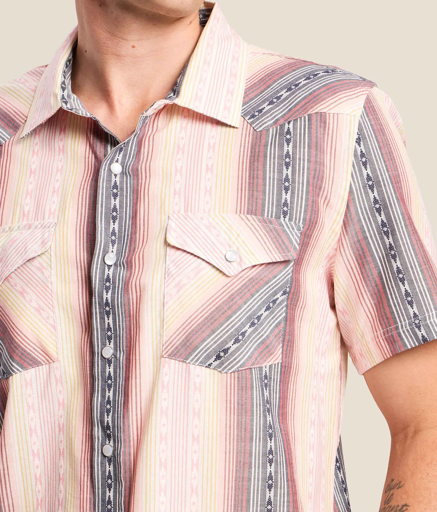 Panhandle Slim Western Shirt Multi Stripe