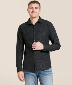 Gentry County Western Standard Performance Stretch Shirt Black Online