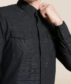 Gentry County Western Standard Performance Stretch Shirt Black Online
