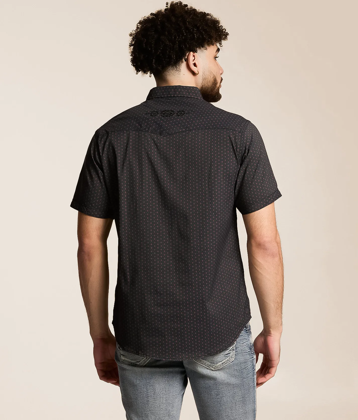 Gentry County Western Standard Shirt Black Red Online