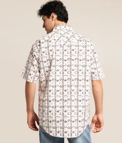 Panhandle Slim Western Stretch Shirt Tan Hot