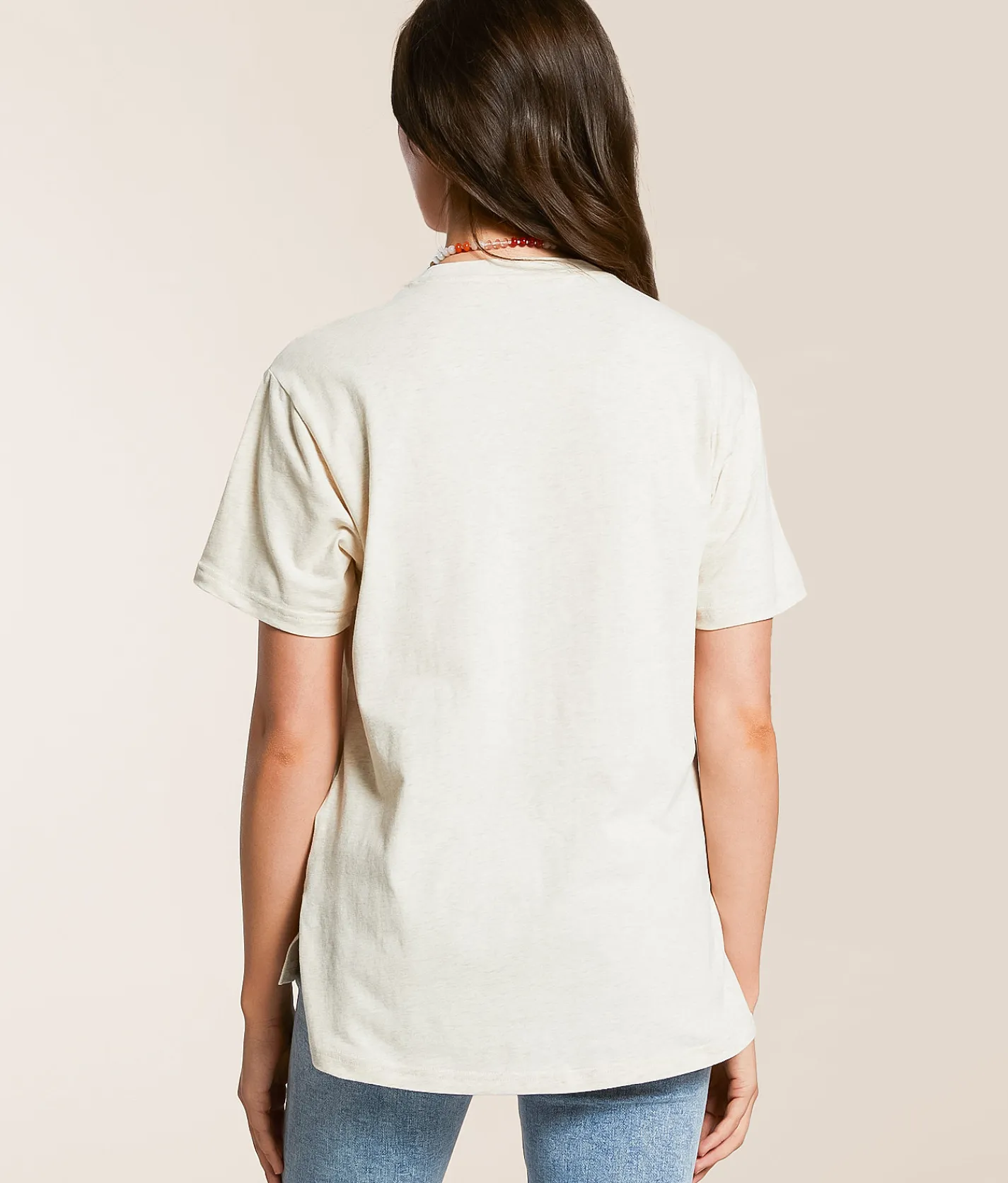 Tops | Ariat Western Surfer Boyfriend T-Shirt Oatmeal Heather