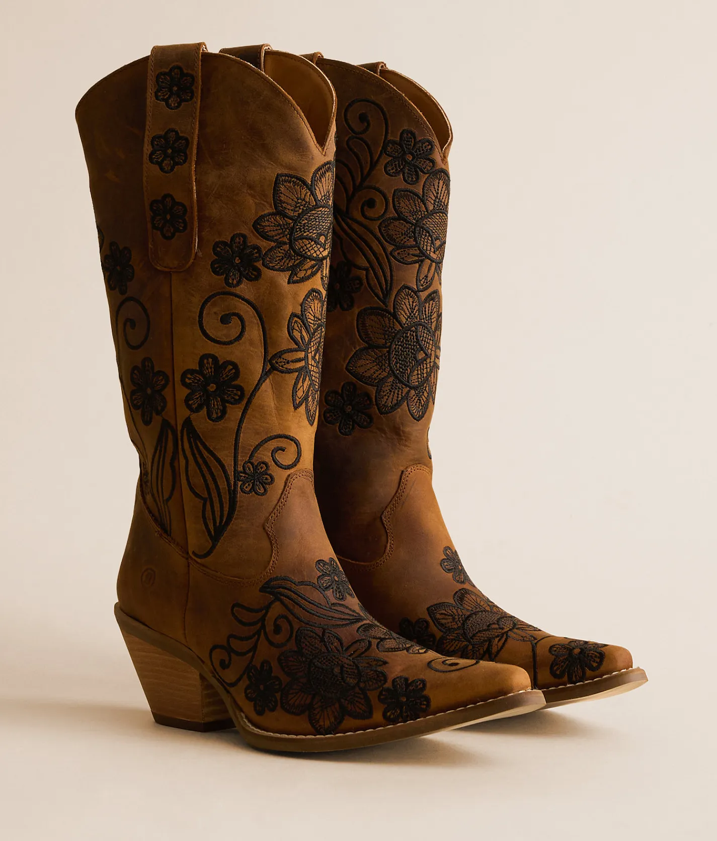 Dingo Western Swing Leather Boot Brown Outlet