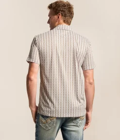 Ariat Western TEK Polo Taupe Grey Hot