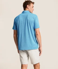 Tops | Ariat Western TEK Polo Ibiza Blue