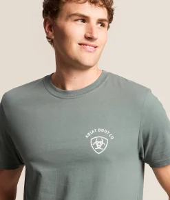 Ariat Western Valley T-Shirt Balsam Green New