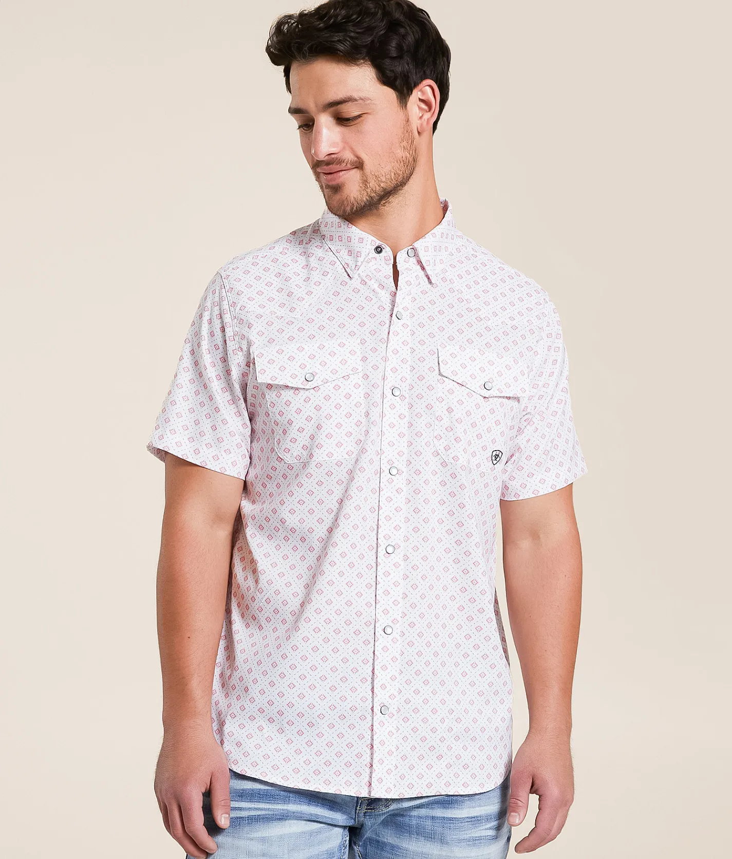 Ariat Western VentTEK Shirt Bright White Discount