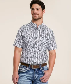Tops | Ariat Western VentTEK Shirt Bright White