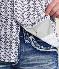 Tops | Ariat Western VentTEK Shirt Bright White