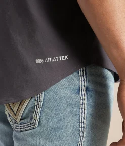 Ariat Western VentTEK Shirt Charcoal