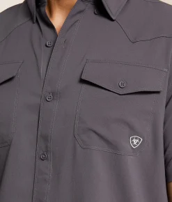 Ariat Western VentTEK Shirt Charcoal