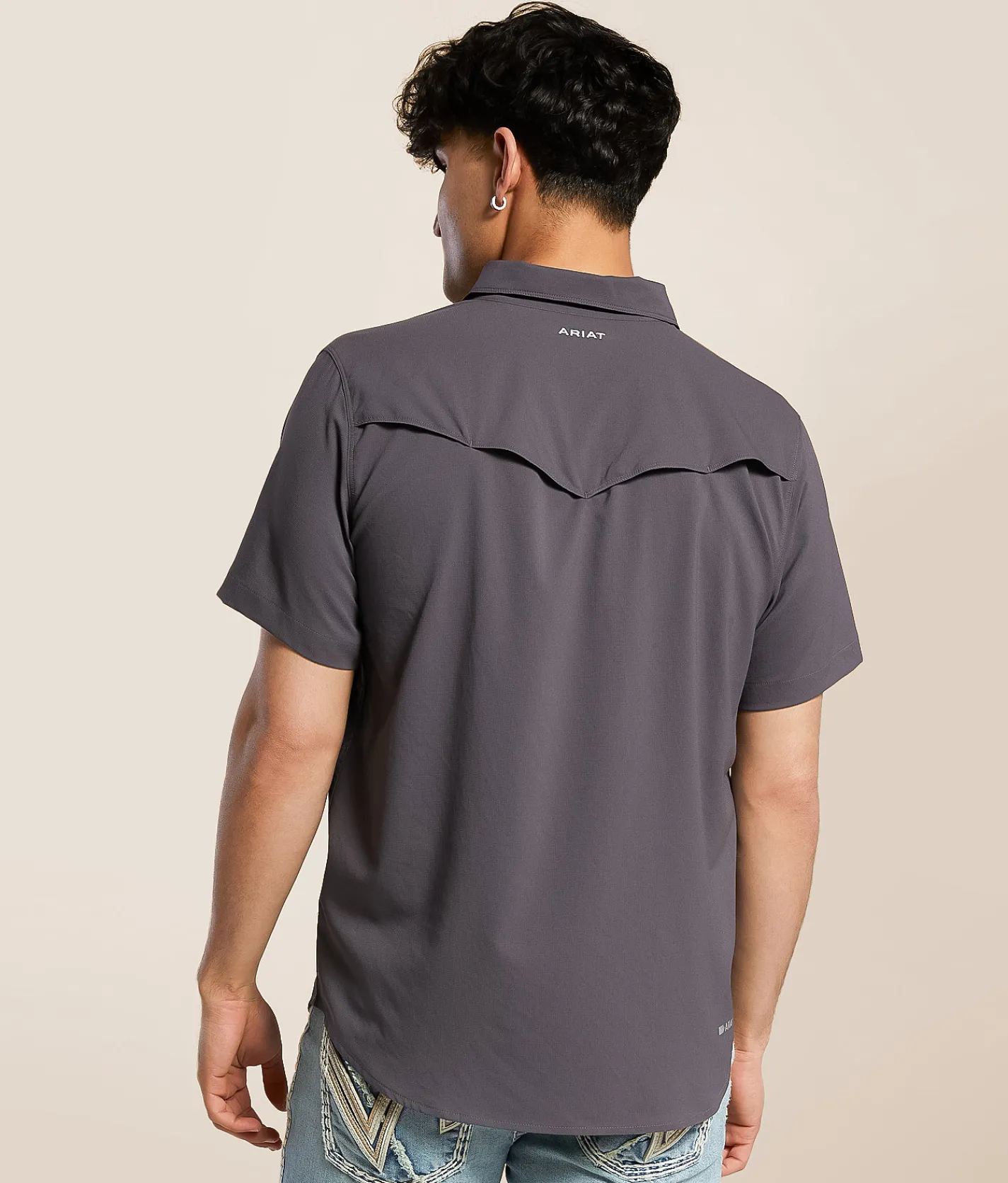 Ariat Western VentTEK Shirt Charcoal