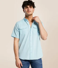 Ariat Western VentTEK Shirt Clear Sky