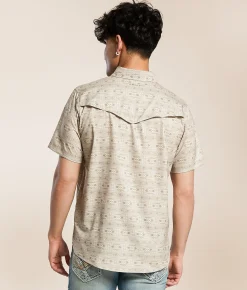 Tops | Ariat Western VentTEK Shirt Simply Taupe