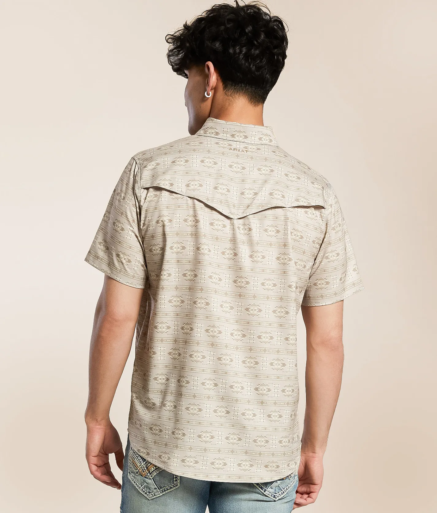 Tops | Ariat Western VentTEK Shirt Simply Taupe