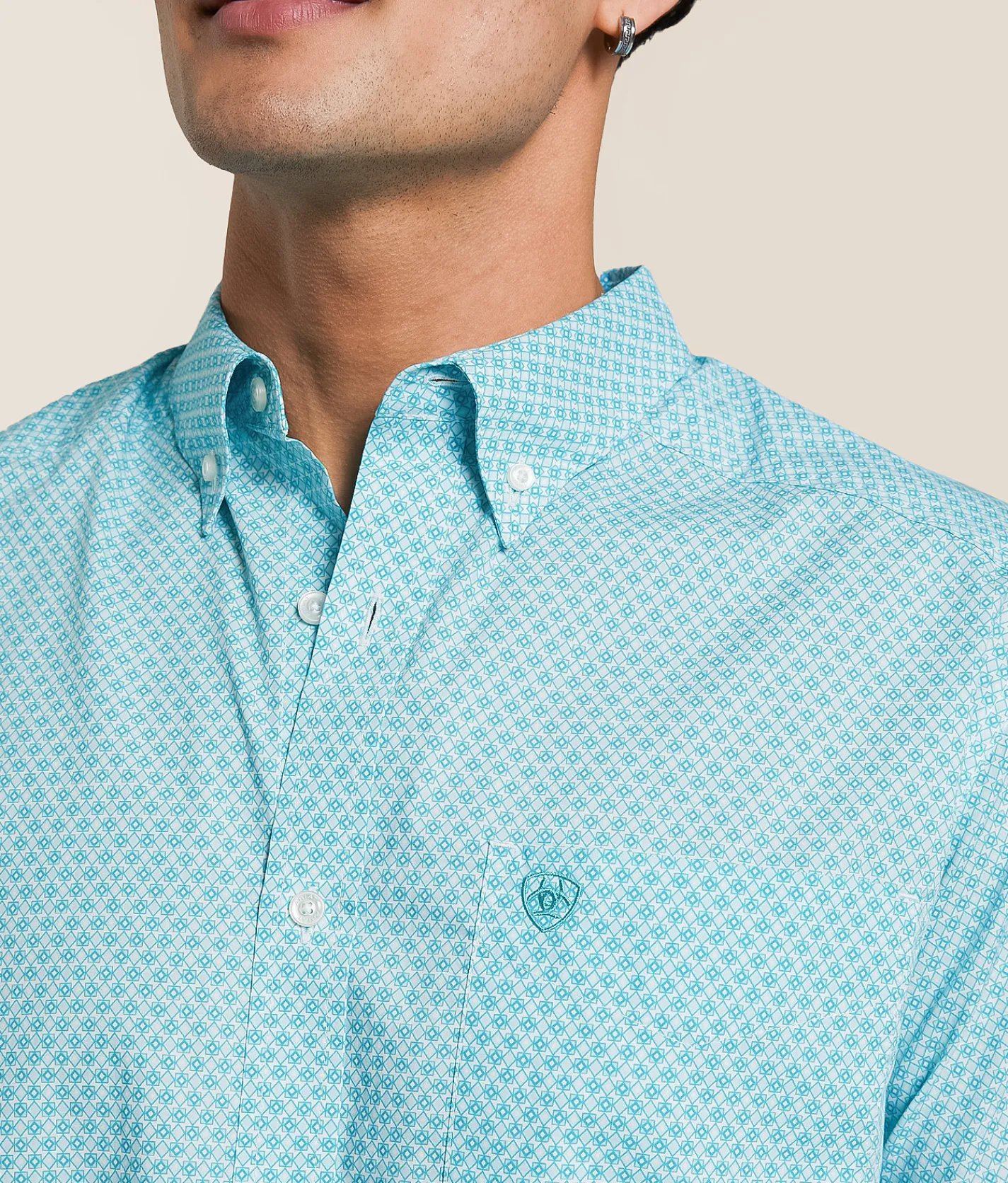 Ariat Westin Classic Shirt Light Blue Discount