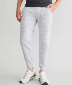 BKE Weston Knit Jogger White Black Clearance