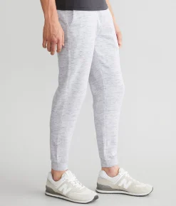 BKE Weston Knit Jogger White Black Clearance
