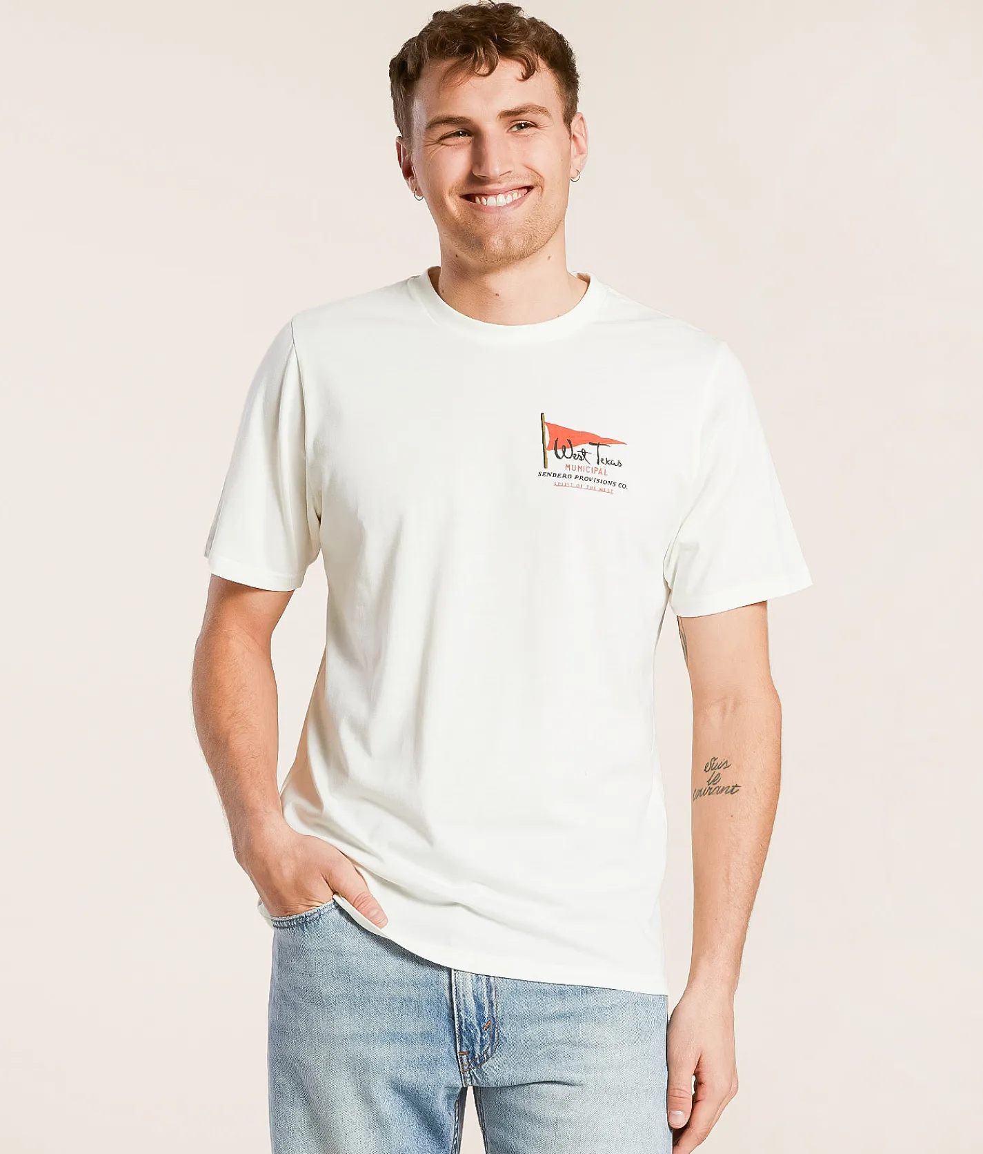 Graphic T-Shirts | Sendero Provisions Co. West Texas Municipal T-Shirt Vintage White