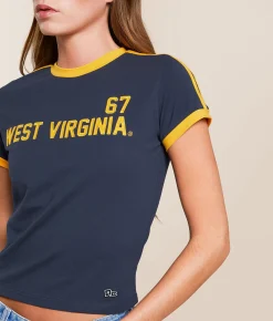Tops | HYPE AND VICE West Virginia Mountaineers Baby T-Shirt Navy