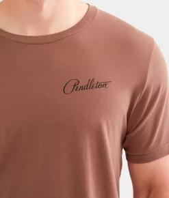 Pendleton Westward Trail T-Shirt Chestnut Best