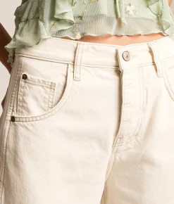 Free People We The Free Good Luck Mid-Rise Barrel Jean Milk Clearance