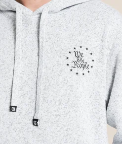 Howitzer We The People Hooded Sweatshirt White Discount