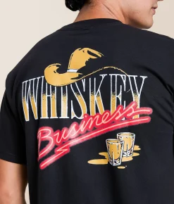 Tops|Graphic T-Shirts | Anderson Bros Whiskey Business T-Shirt Black