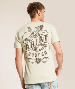 Graphic T-Shirts | Ariat Whiskey Eagle T-Shirt Natural