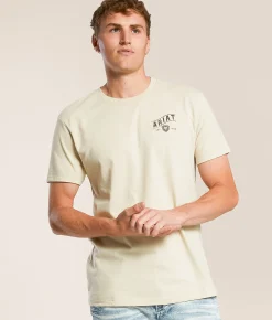Graphic T-Shirts | Ariat Whiskey Eagle T-Shirt Natural