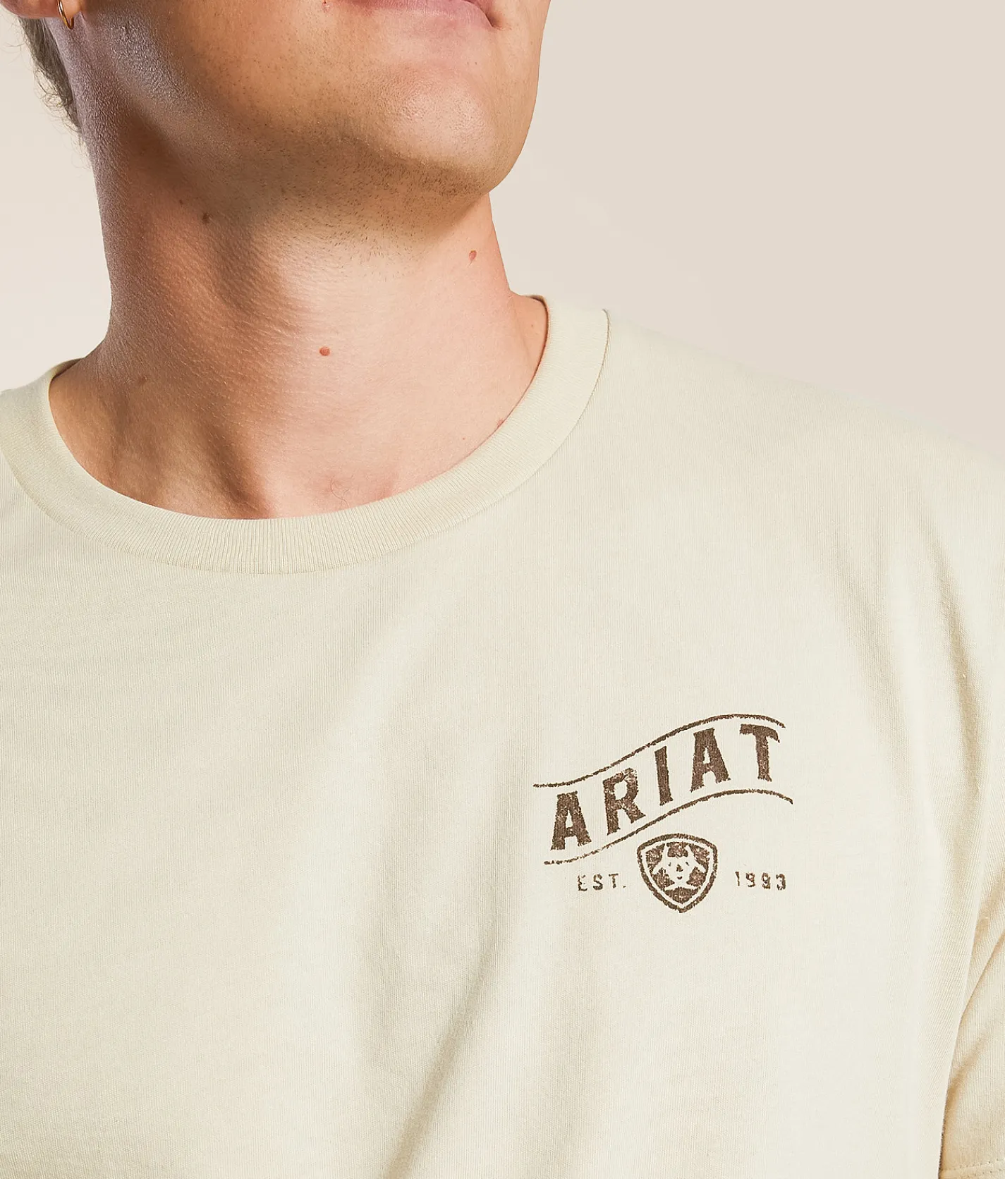 Ariat Whiskey Eagle T-Shirt Natural Outlet