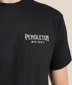 Tops|Graphic T-Shirts | Pendleton Whiskey Made T-Shirt Black